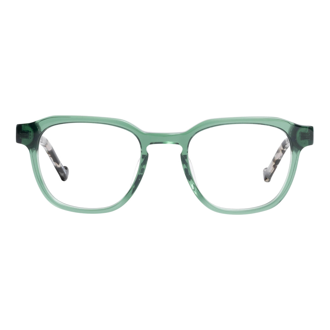 Computer Reading Glasses Transparent  Green - Renee's Readers