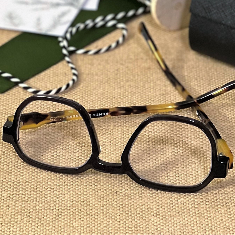 Blue Blocker Reading Glasses Style Mathew Black