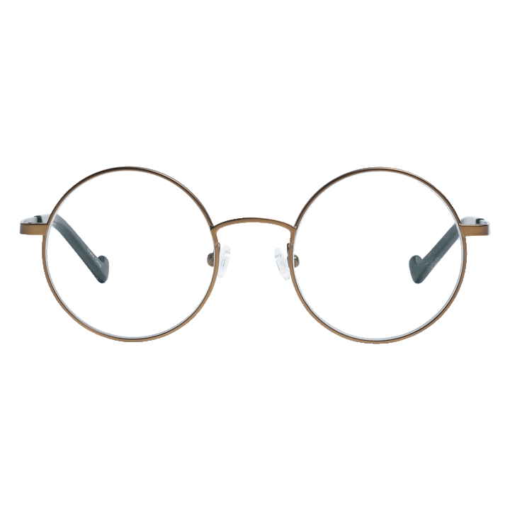 Progressive Glasses - Round - Titanium Light - Vintage Gold
