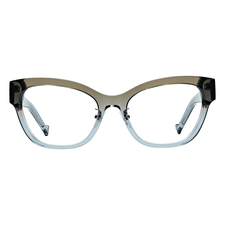 Women's Progressive Reading Glasses -Brown Blue Fade 