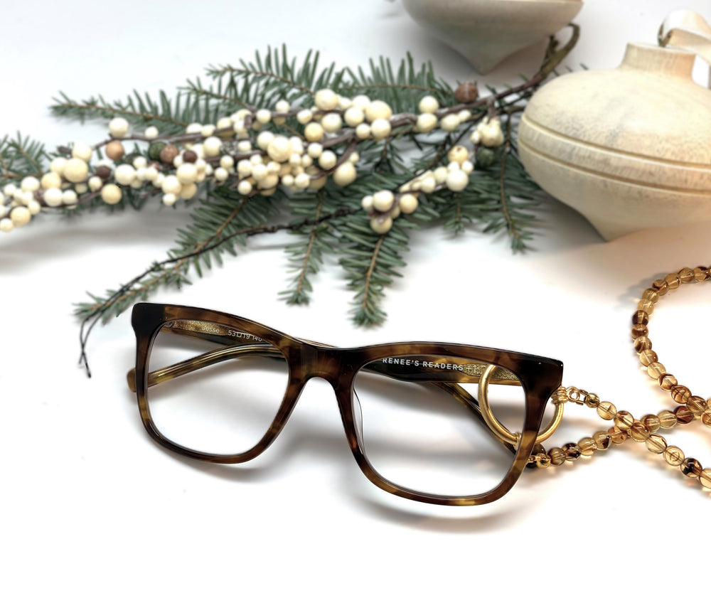 Dark Tortoise Reading Glasses Style Jesse Renee's Readers