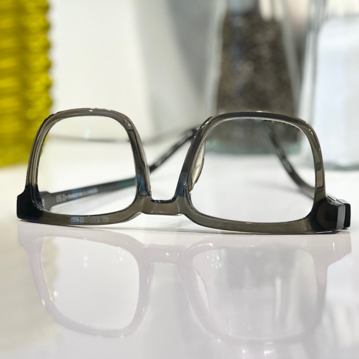 Best Blue Light Reading Glasses - Khaki Transparent Fra
