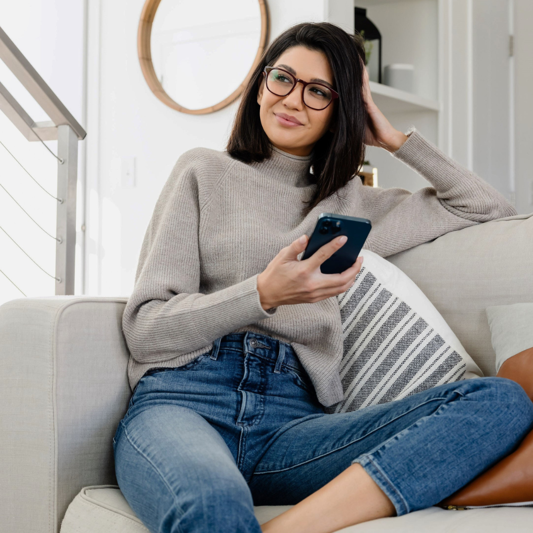 Light transition top reading glasses