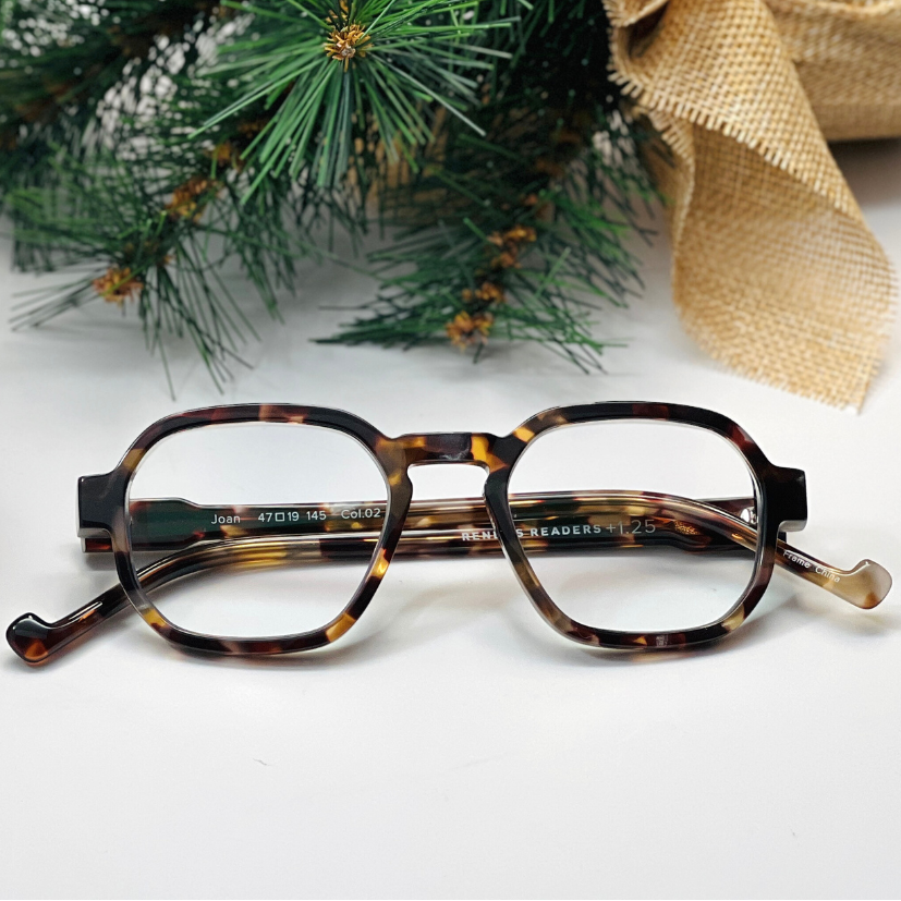Computer Reading Glasses- Fashionable-Tortoise-Renee's Readers