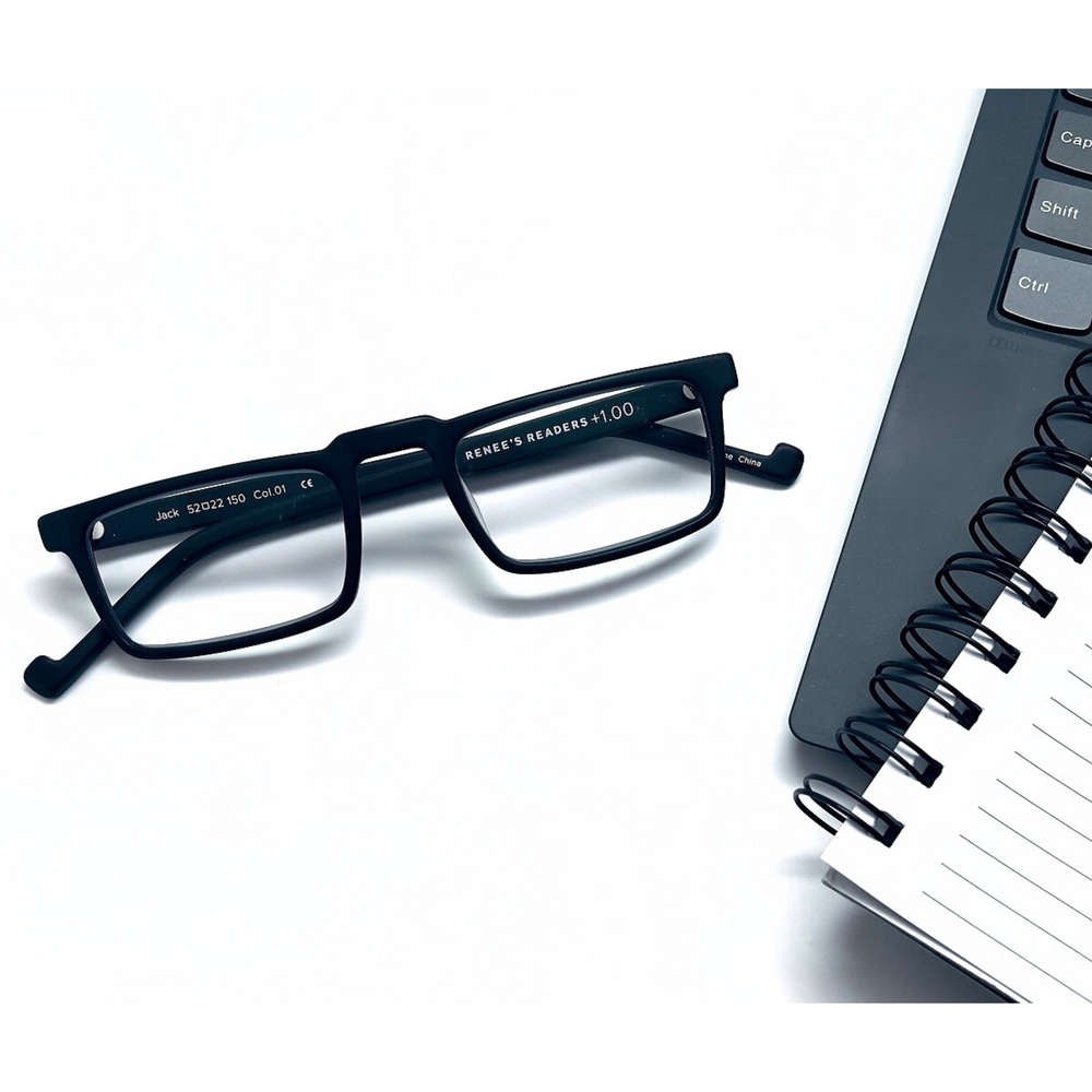 Quality Half-Frame Mens Modern Readers - Renee's Readers