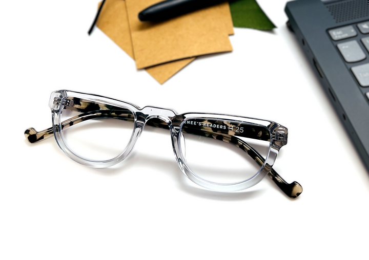 tortoiseshell half frame readers Renee's Readers