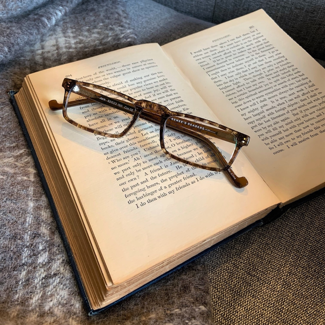 Half-Frame Reading Glasses for Men- Classic Modern Styling