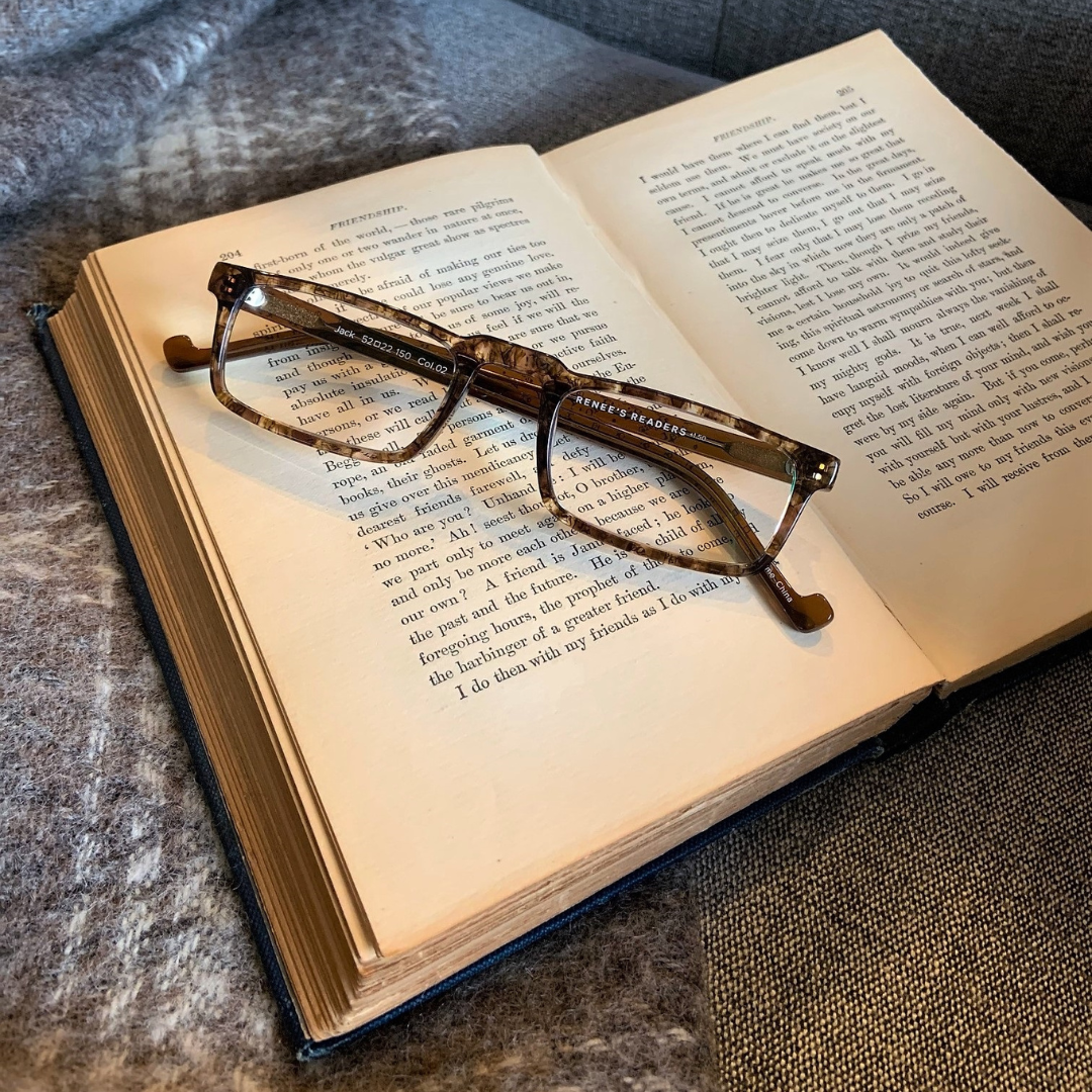 Half Frame Reading Glasses - Classic Simple Style In Black Or Brown, Many Strength Options