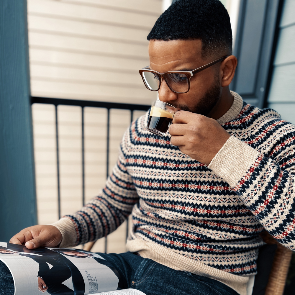 Men's Large Size Reading Glasses with Transition Lenses | Renee's Readers