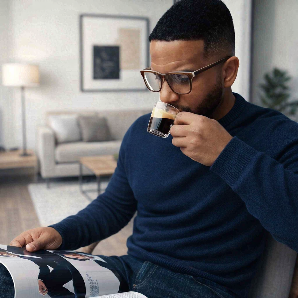 Men's Large Size Reading Glasses with Transition Lenses | Renee's Readers