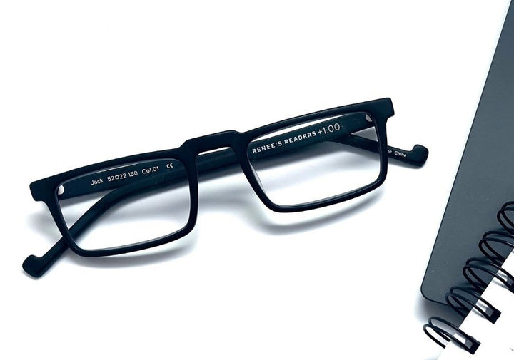 Quality Half-Frame Men's Modern Readers - Renee's Readers