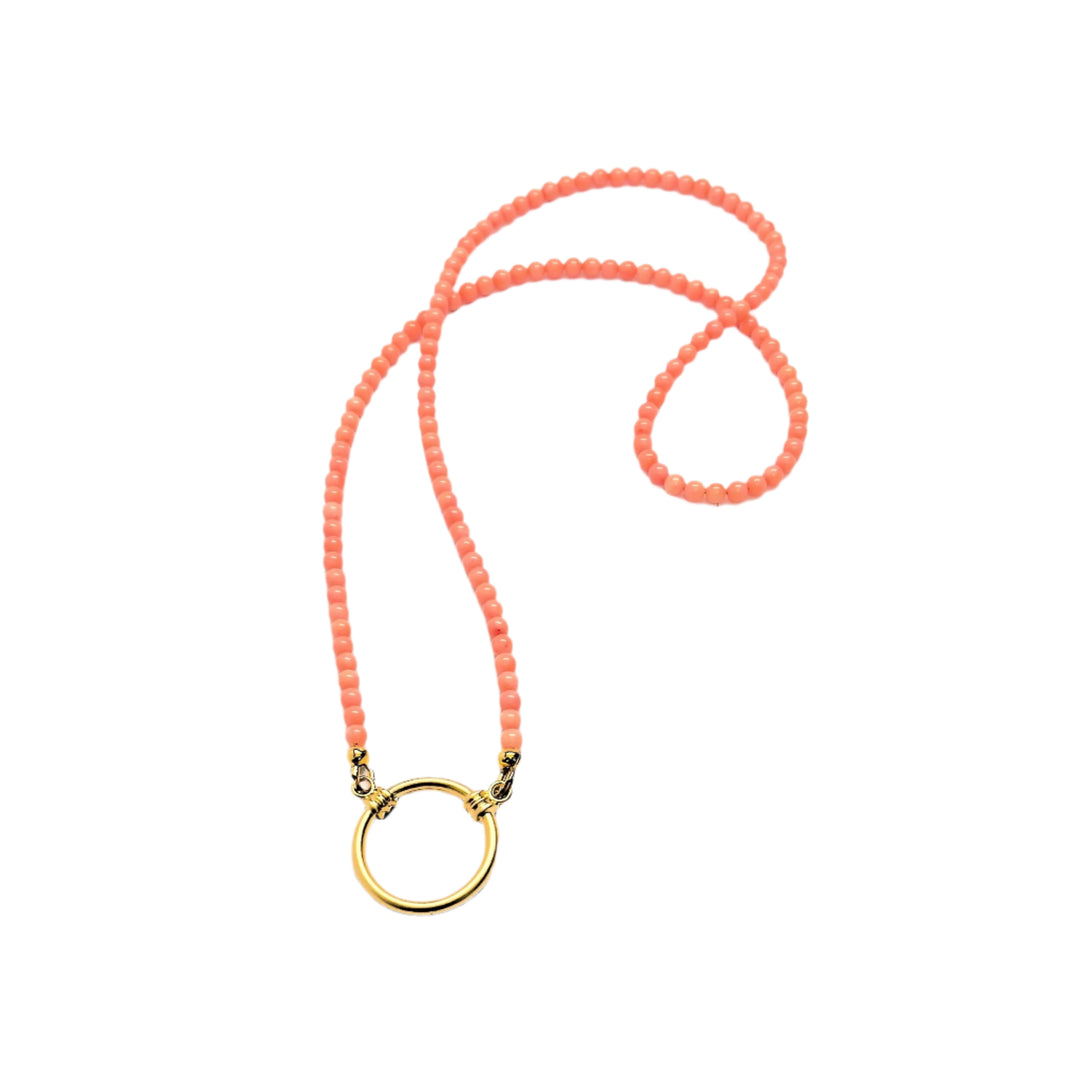 Reading Glasses Necklace - Genuine Coral | Renee's Readers