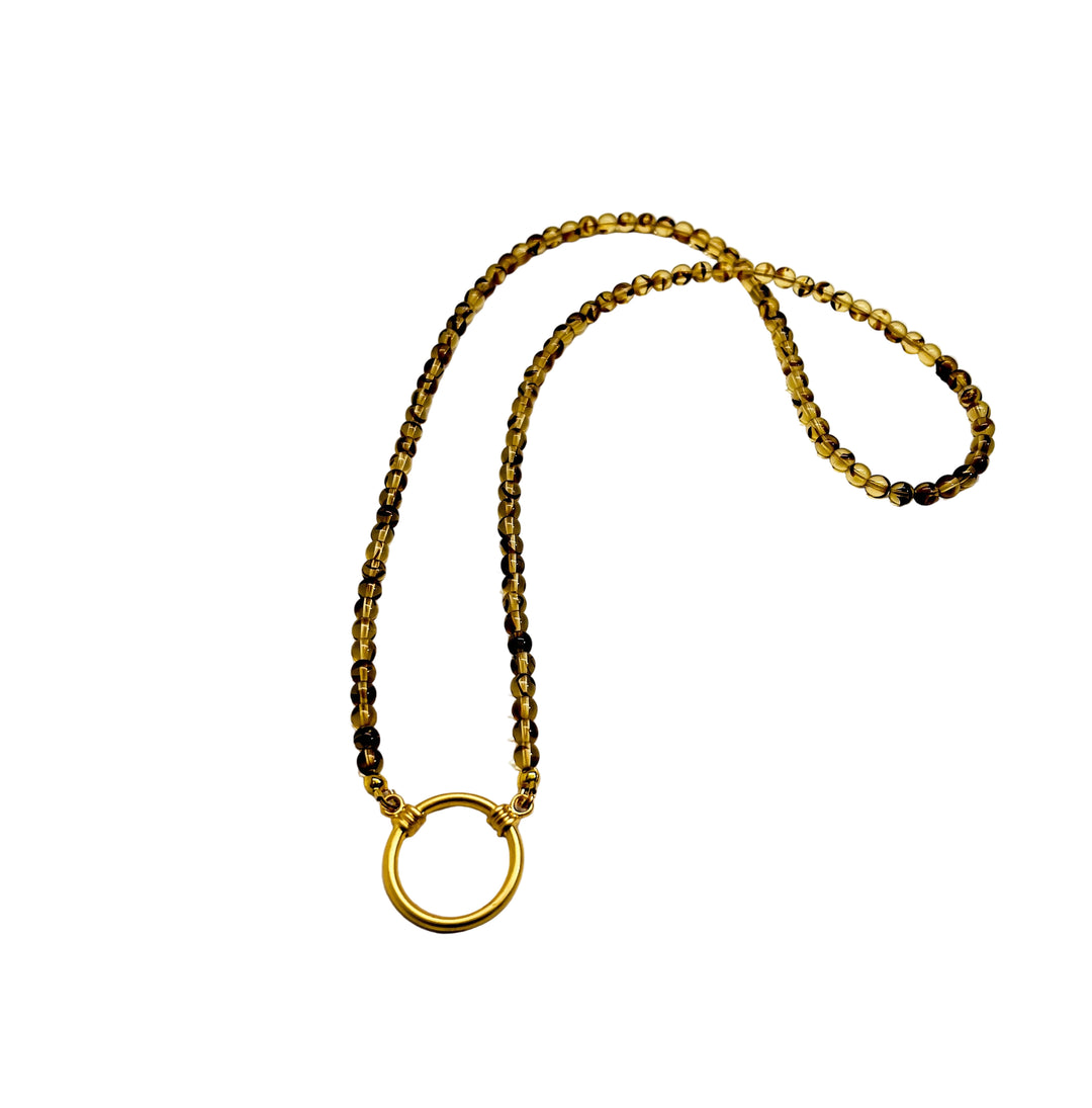 Reading Glasses Necklace - Genuine Coral | Renee's Readers