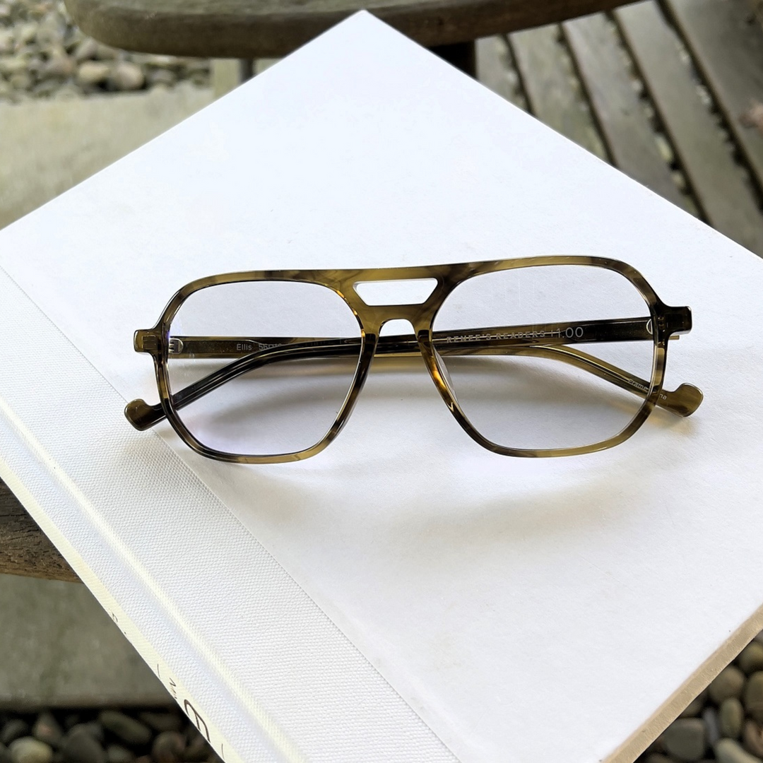 Photochromic Readers-Blue Light-Anti-Glare-Brown