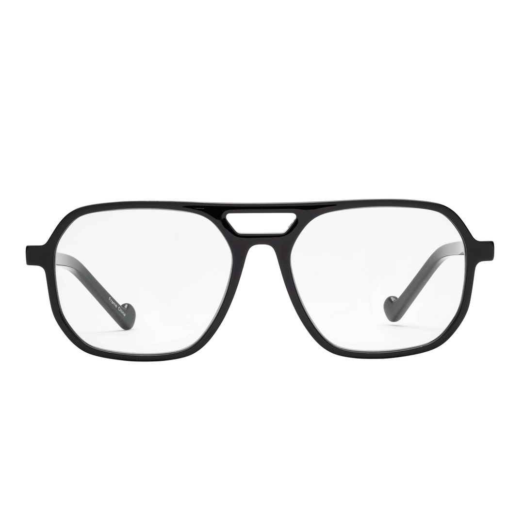 Aviator Reading Glasses-Black-Photochromatic Lenses