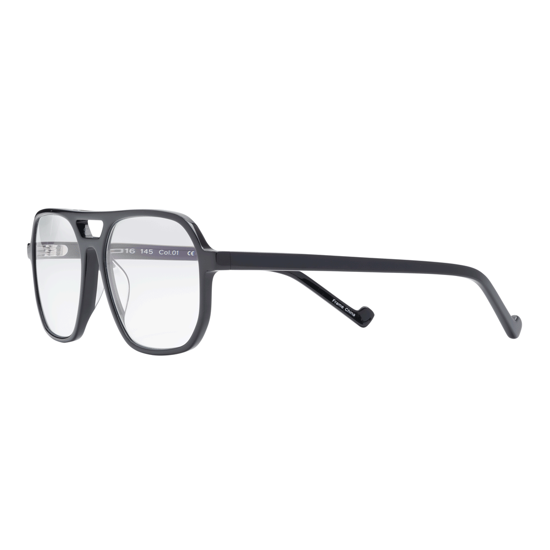 Aviator Reading Glasses-Black-Photochromatic Lenses