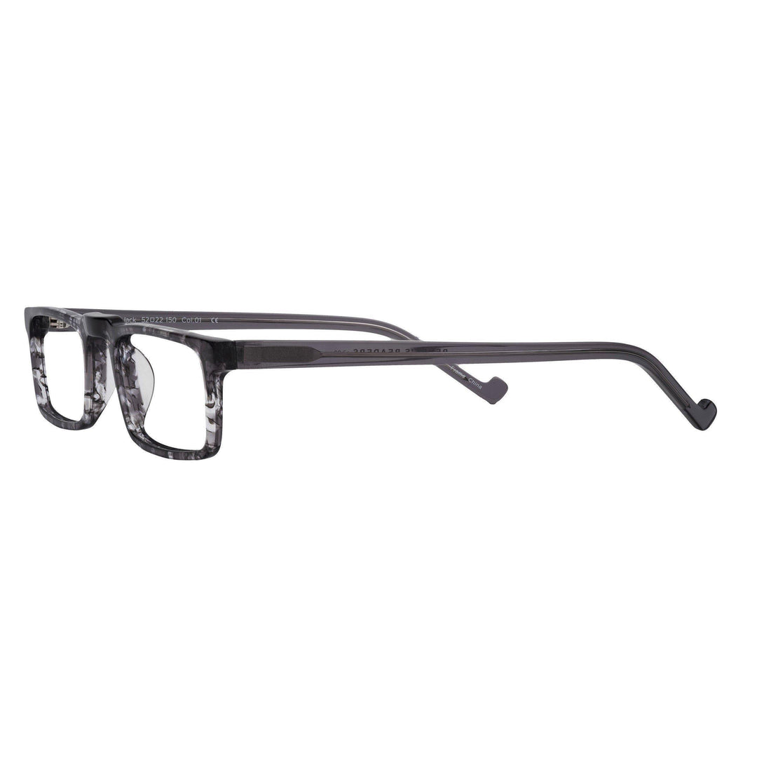 half-frame reading glasses for men modern black