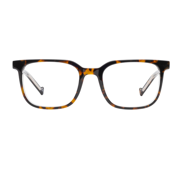 Oversized Blue Light Reading Glasses-Women's-Havana Crystal 