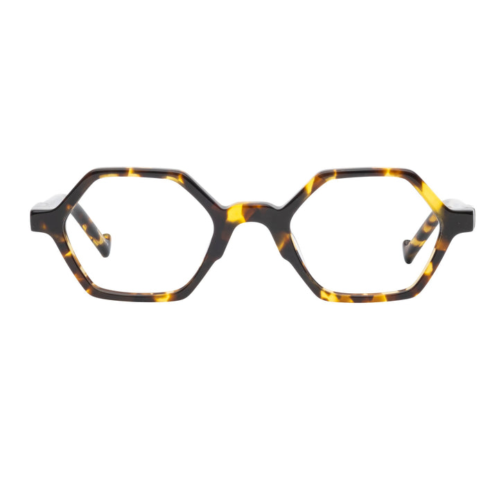 Blue Blocking Reading Glasses-Styled with an artful, edgy tone- Tortoise