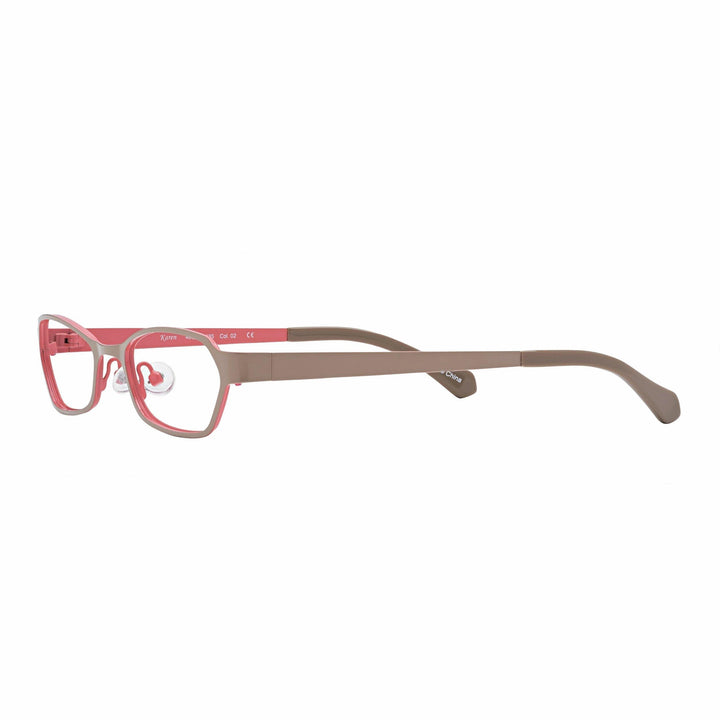 Petite Reading Glasses-Beige + Pink