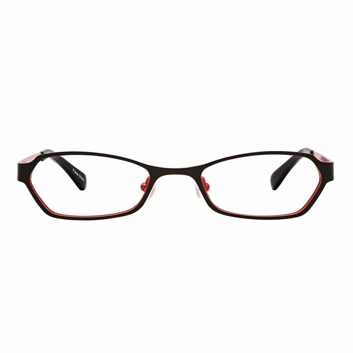 Petite Reading Glasses-Gray + Coral