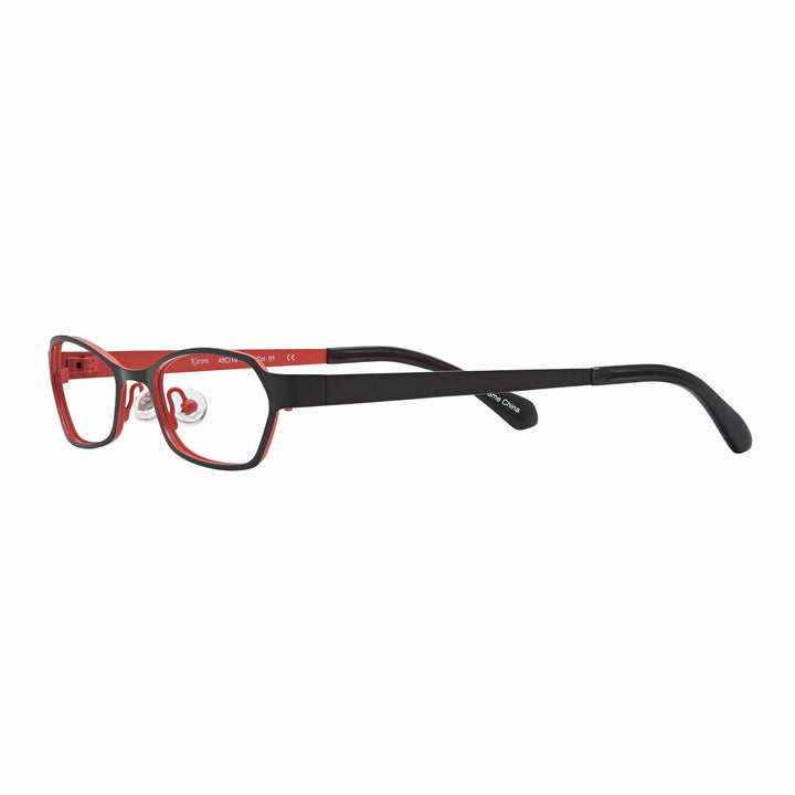 Petite Reading Glasses-Gray + Coral