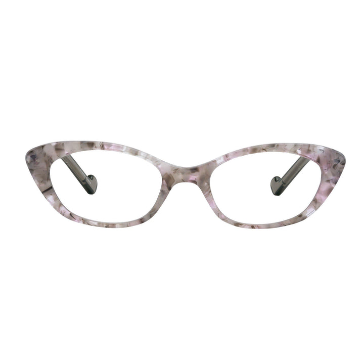  Blue Light Blocking Reading Glasses -Stylish-Gray Rose Tortoise