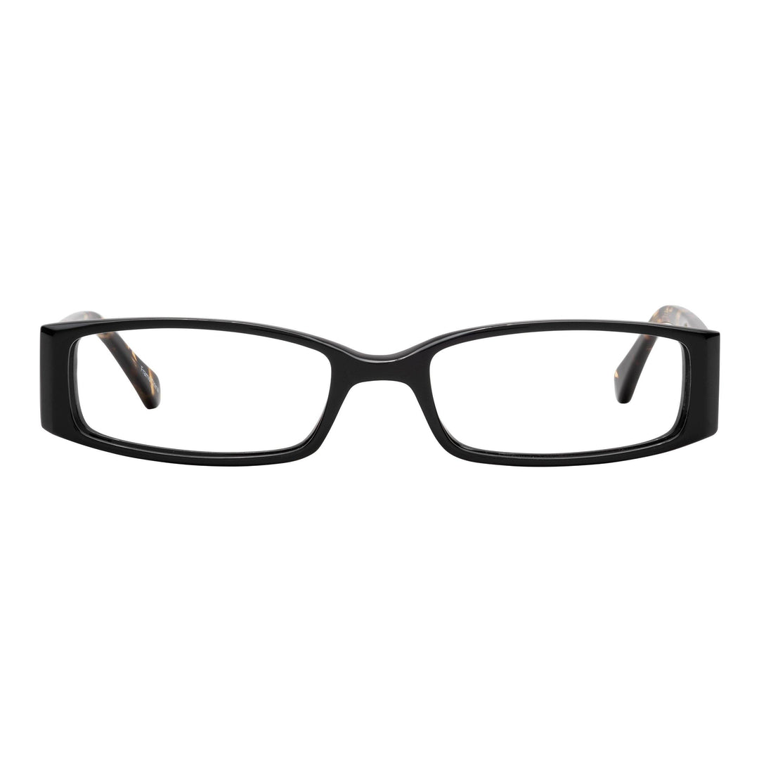Half Frame Readers for Women-Black+Tortoise