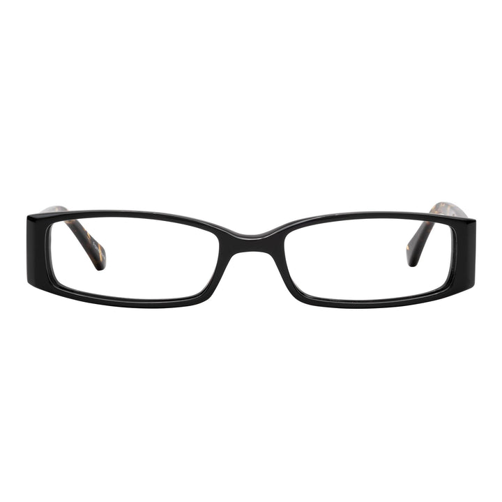 Half Frame Readers for Women-Black+Tortoise