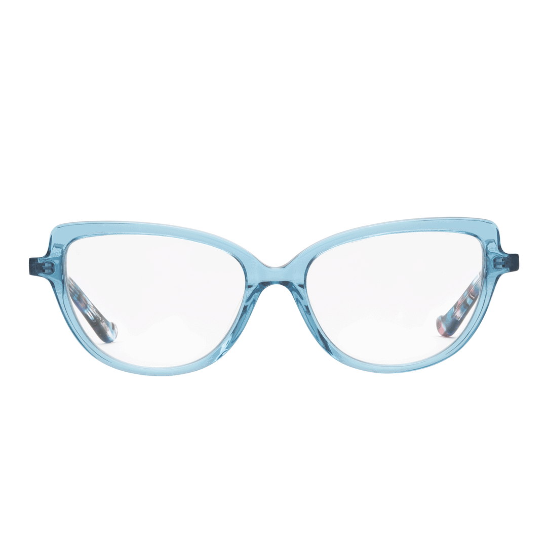Stylish Reading Glasses for Women-Blue Caribbean Crystal