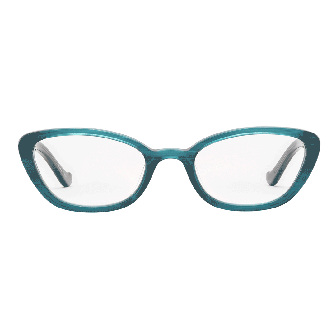 Small Reading Glasses- Transition Lenses - Peacock 