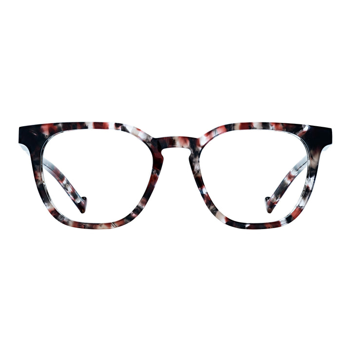 blue light glasses maroon tortoise