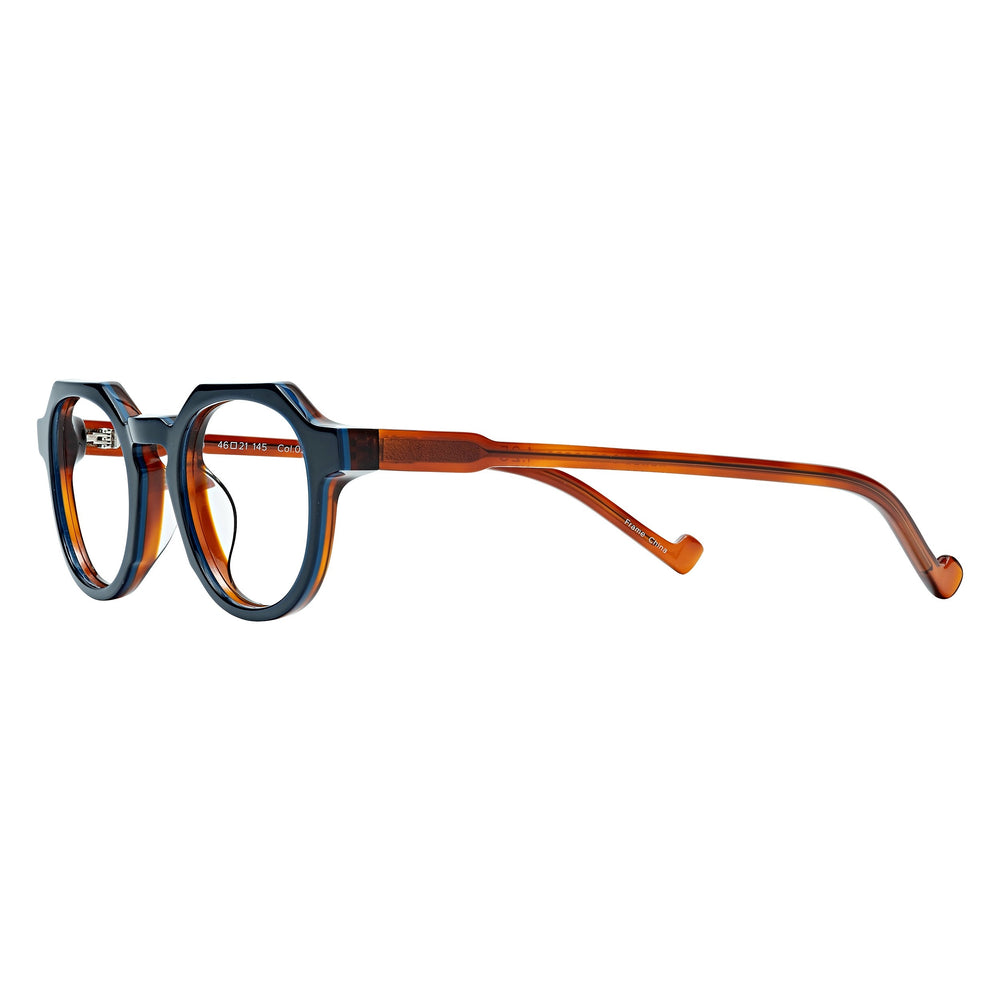 Reading Glasses with Blue Light Filter-Navy + Tortoise